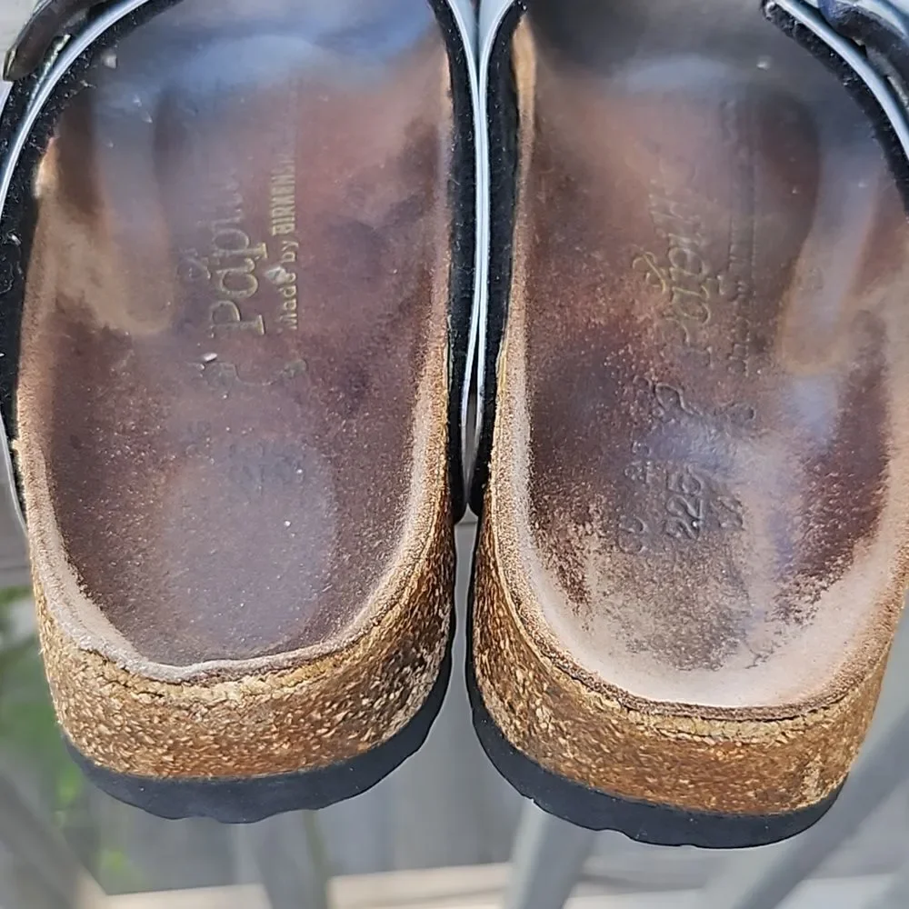 Papillio silver metallic sandals size 35